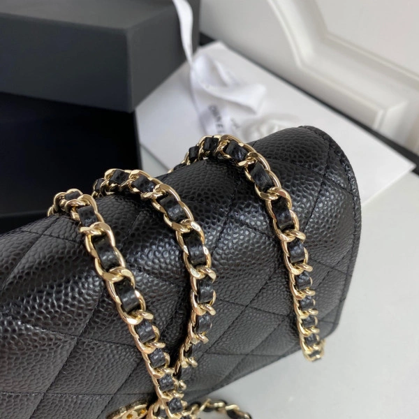 GoAnywhere CHANEL CHAIN WALLET CAVIAR NEW EDITION 1360 - Image 5
