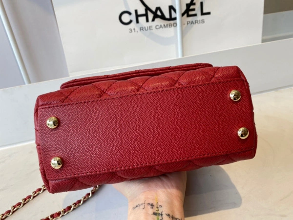 CHANEL MINI FLAP BAG WITH TOP HANDLE NewStyle 1040 - Image 8