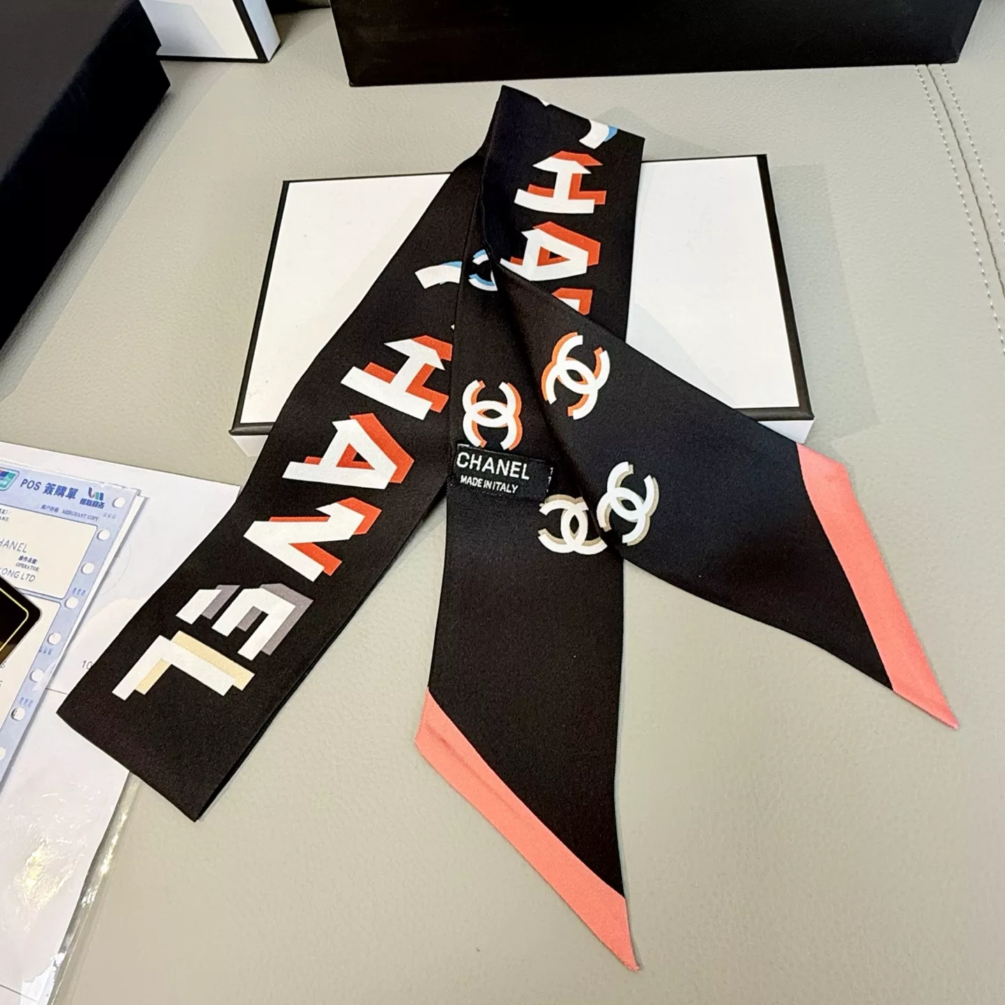 Chanel Silk Scarf NewStyle 3702
