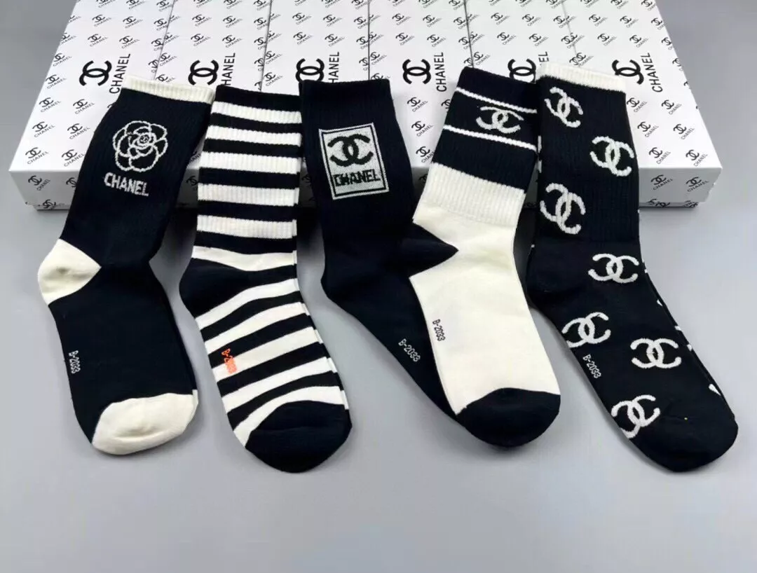 Chanel Socks For Women Lightweight 3418 - Image 4