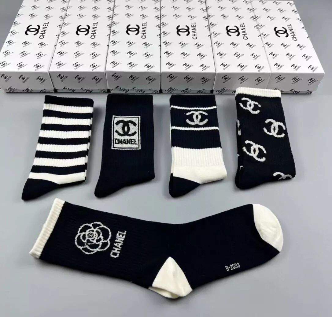 Chanel Socks For Women Lightweight 3418 - Image 5