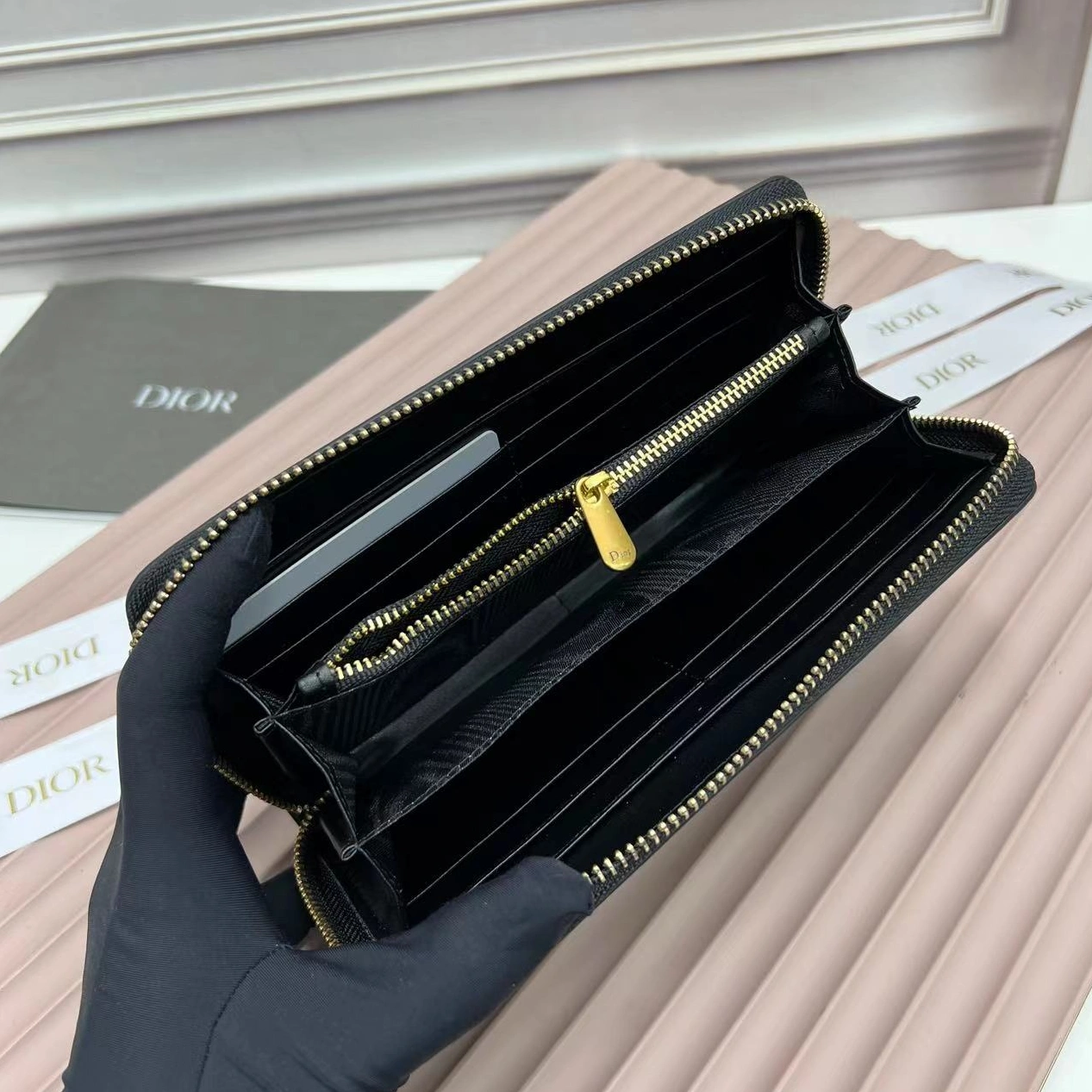 Christian Dior AAA Quality Wallets For Unisex Comfortable 9956 - Image 5