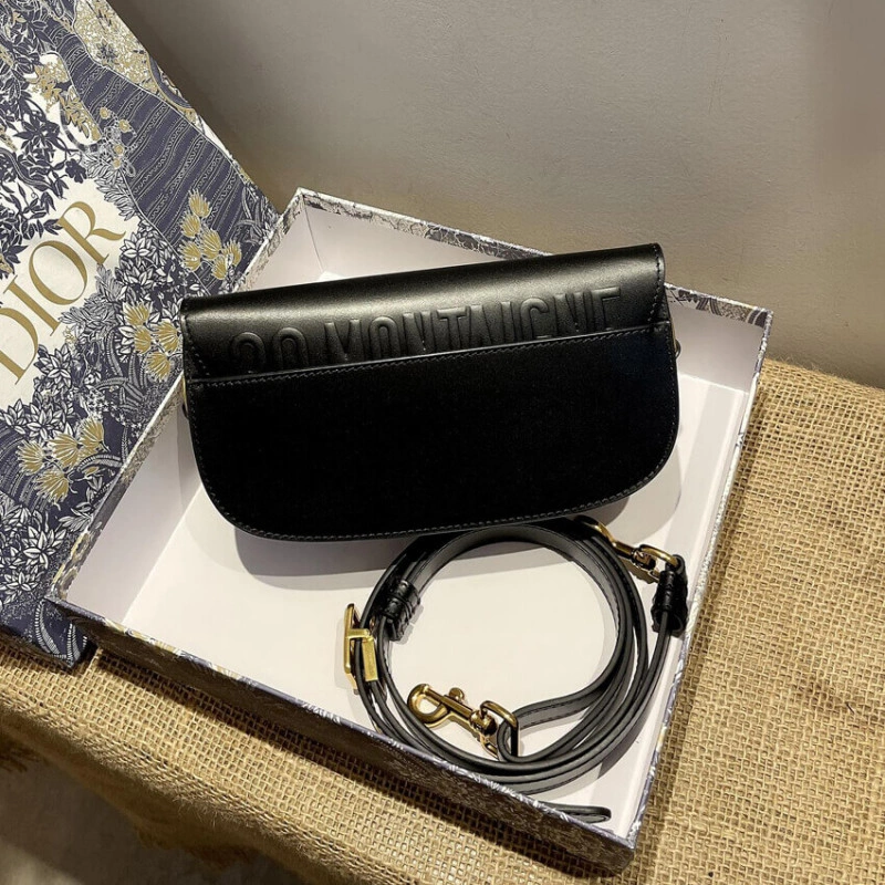 "30 MONTA Christian Dior Bobby East-West Bag M9327 in Black Box Calfskin - Image 6