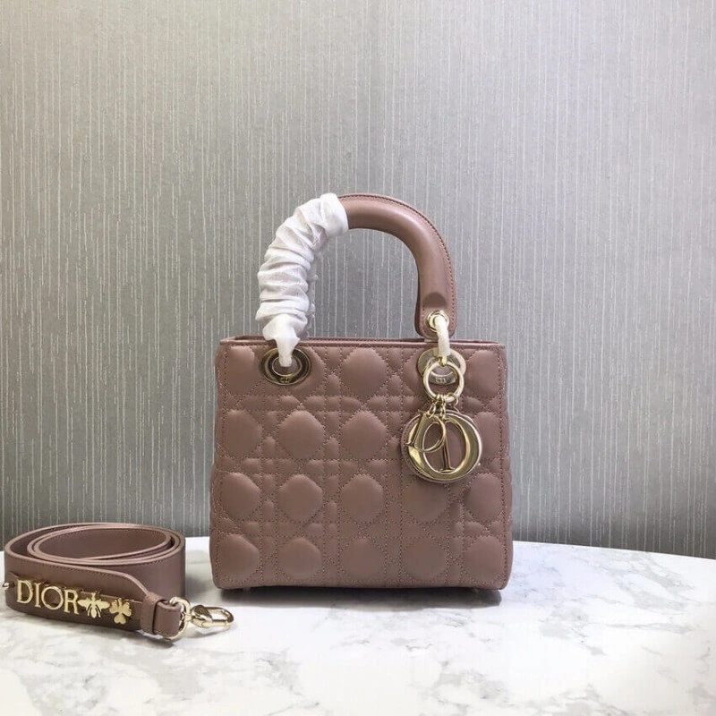 The Lady D Christian Dior My Lady Dior Bag Blush Cannage Lambskin - Image 5