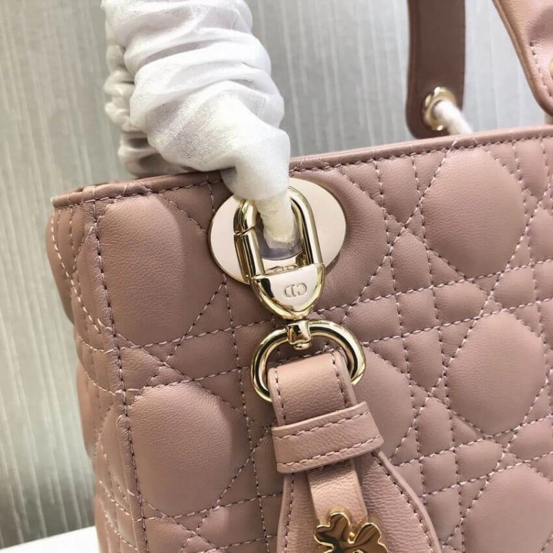 The Lady D Christian Dior My Lady Dior Bag Blush Cannage Lambskin - Image 8