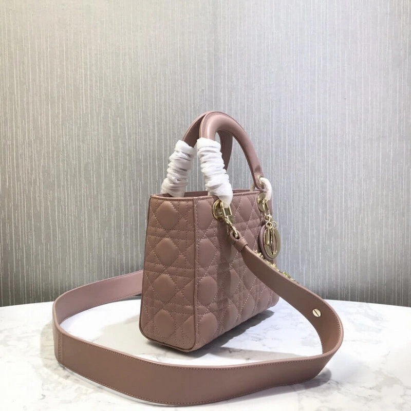 The Lady D Christian Dior My Lady Dior Bag Blush Cannage Lambskin - Image 9