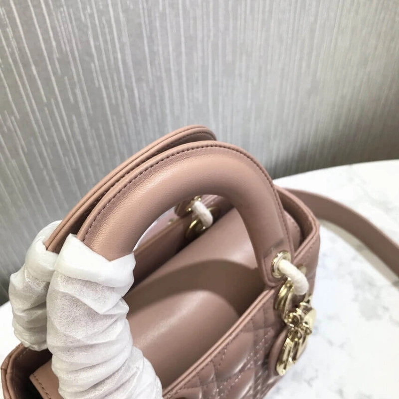 The Lady D Christian Dior My Lady Dior Bag Blush Cannage Lambskin - Image 11
