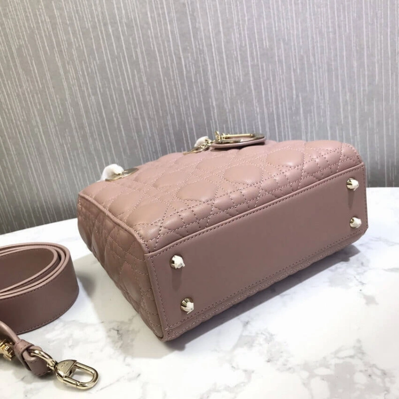 The Lady D Christian Dior My Lady Dior Bag Blush Cannage Lambskin - Image 12