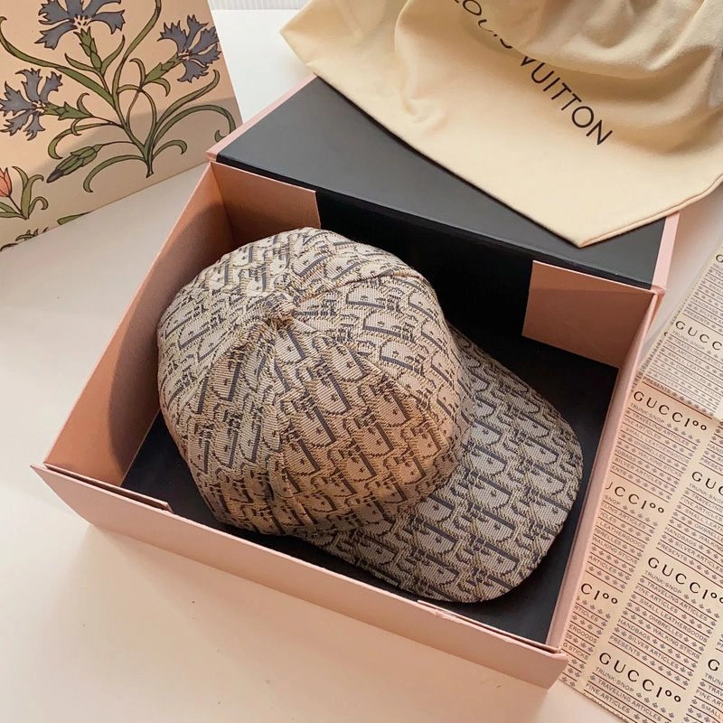 Dior Baseball Cap Oblique Motif Canvas Khaki EasyMatch 9074 - Image 3