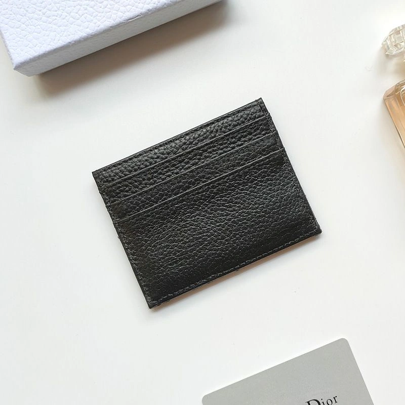 Dior Saddle Contour Card Holder Oblique Motif Canvas Black Affordable 4355 - Image 3