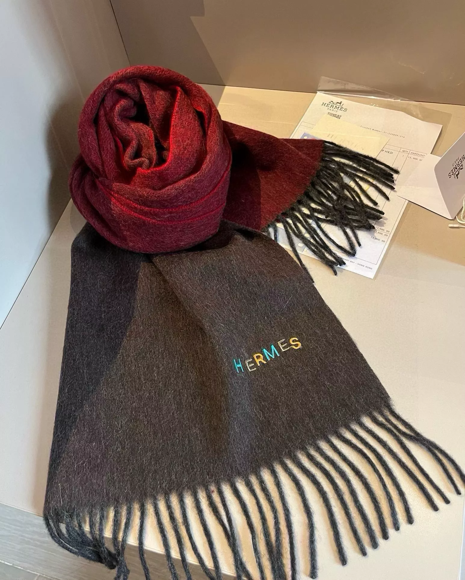 Durable 5371 Hermes Scarf For Women - Image 3