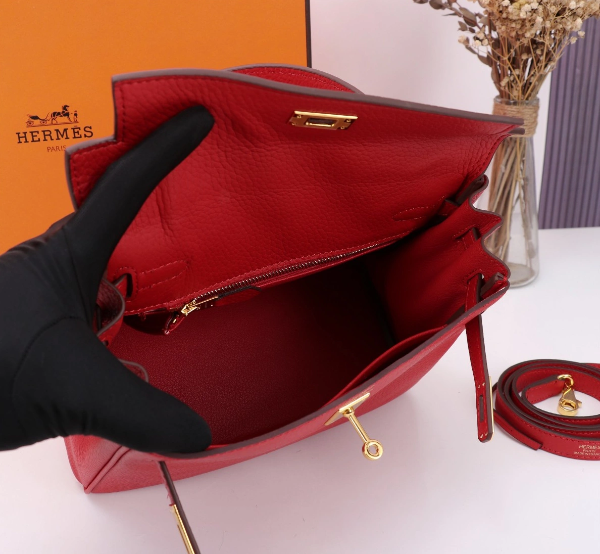 Fashionable 9359 Hermes AAA Quality Handbags For Women - Image 8