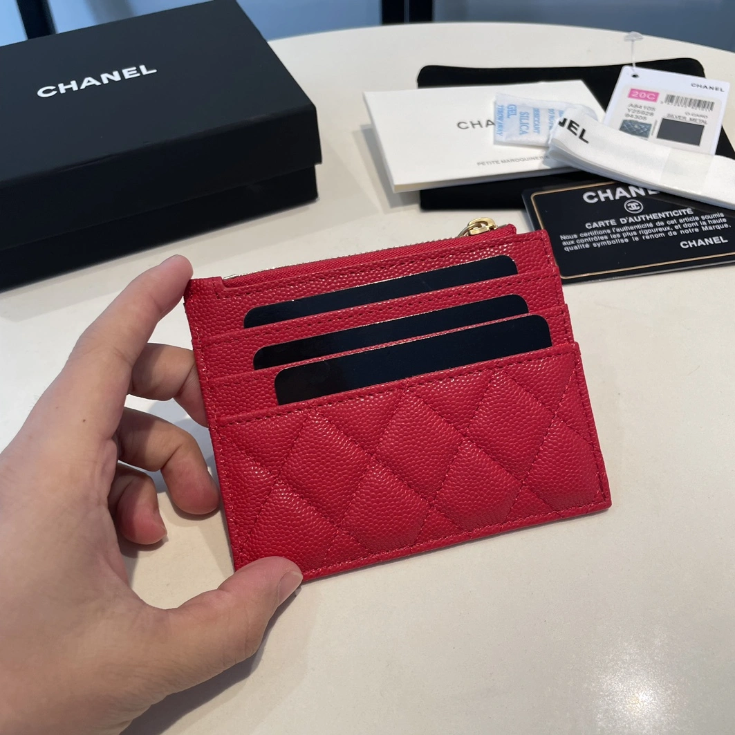 Flexible 8032 Chanel AAA Quality Card Case For Women