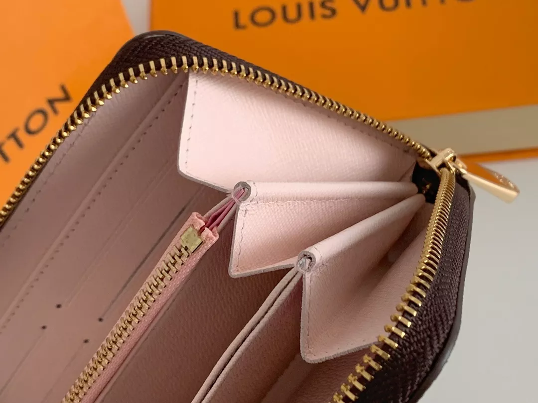 Functional 2169 Louis Vuitton LV Wallets In Pink - Image 6
