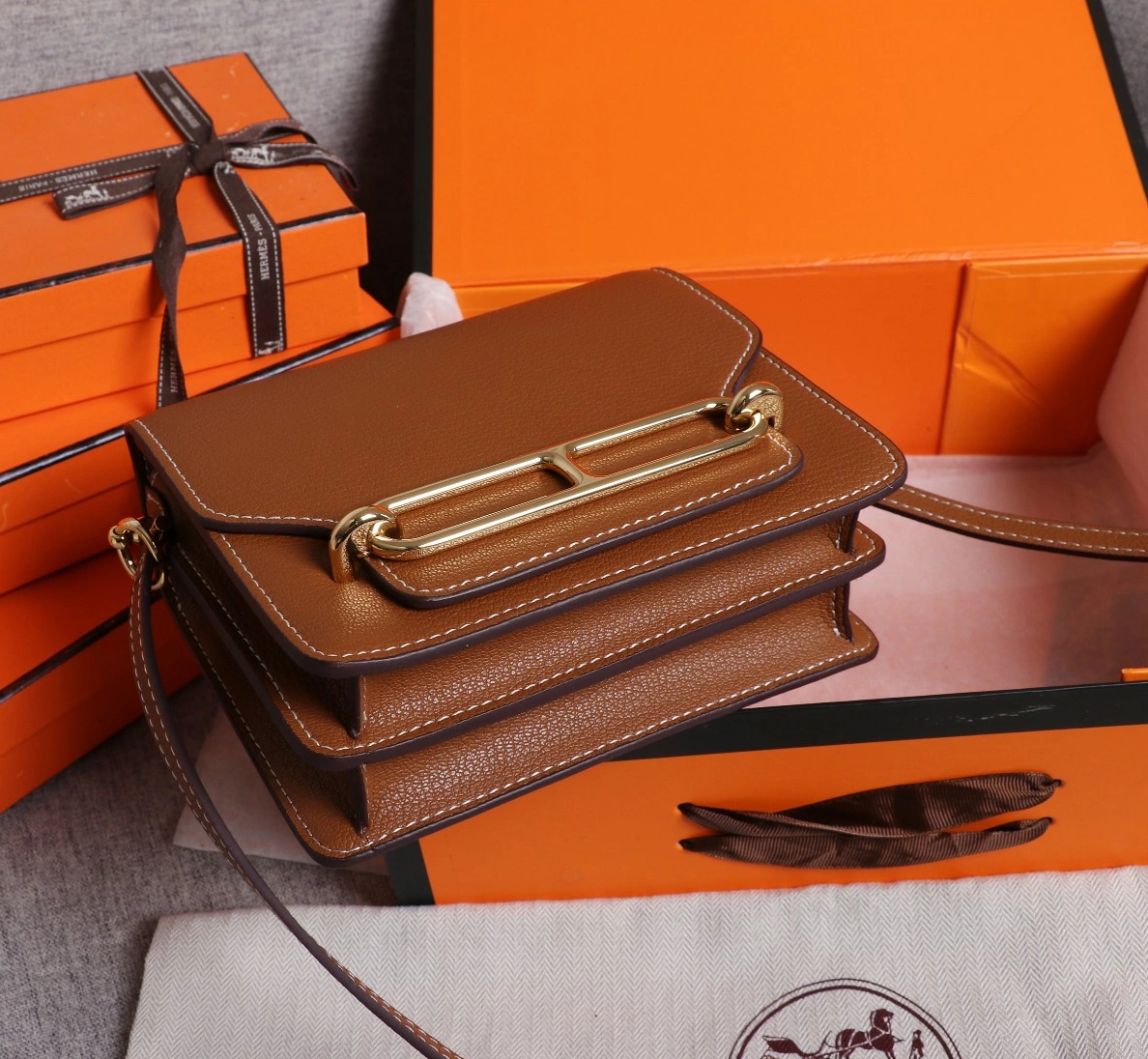 Hermes AAA Quality Messenger Bags For Women Timeless 1888 - Image 5