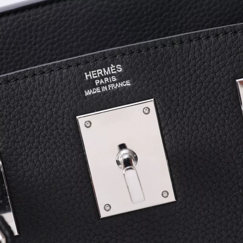 Hermes AAA Quality Messenger Bags In Black For Unisex Bright 9088 - Image 4