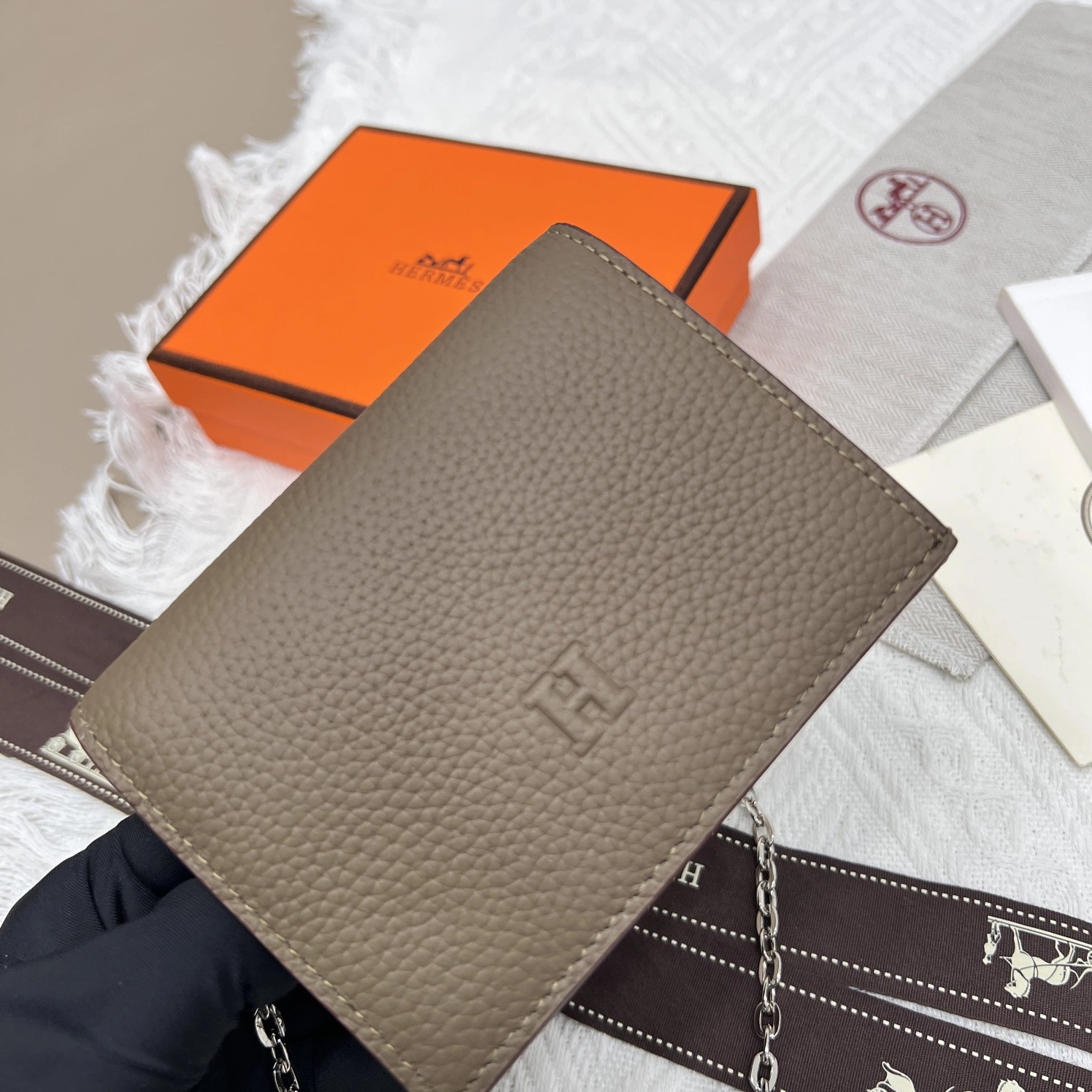 Hermes AAA Quality Wallets Breathable 7854 - Image 4