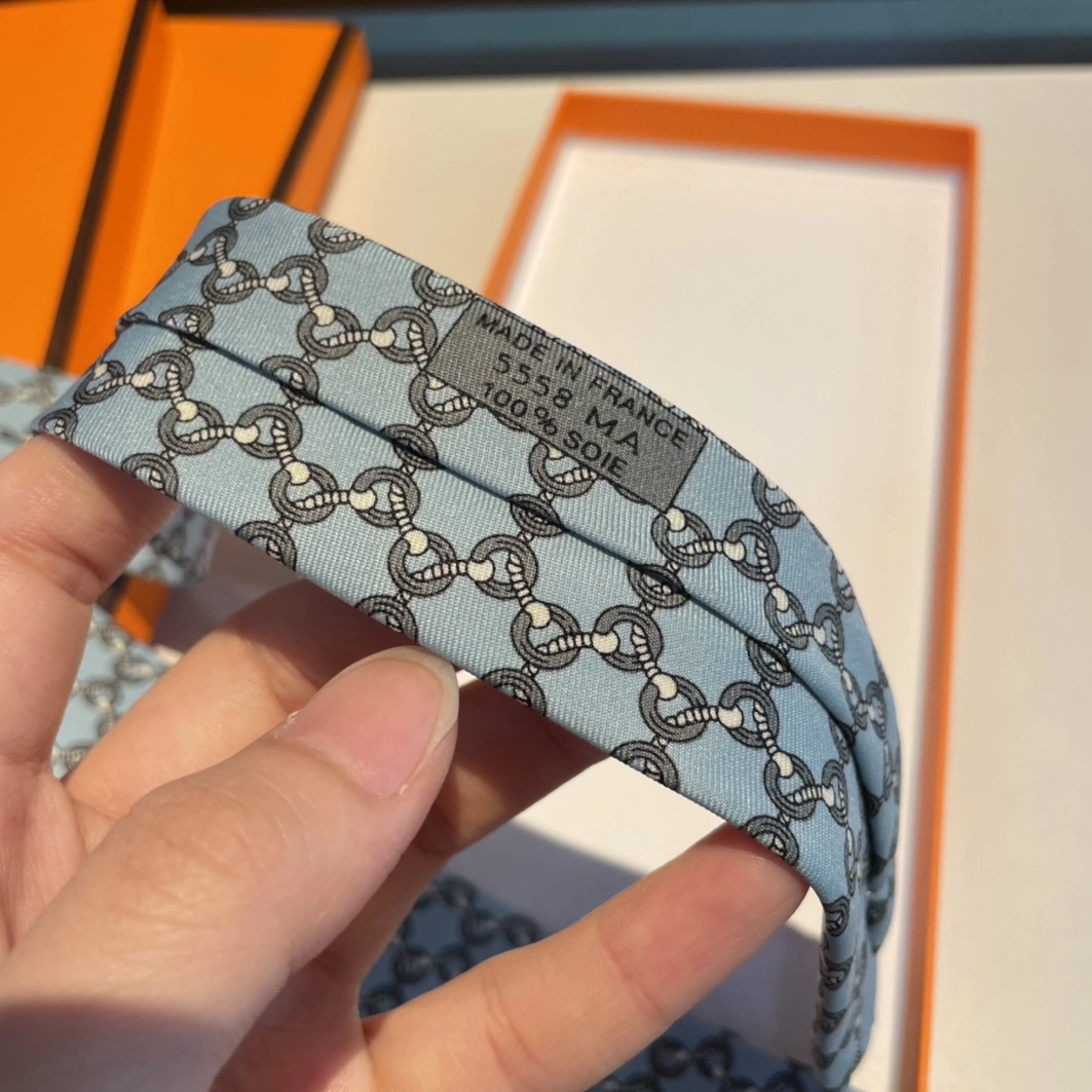 Hermes Necktie For Men Versatile 542 - Image 5