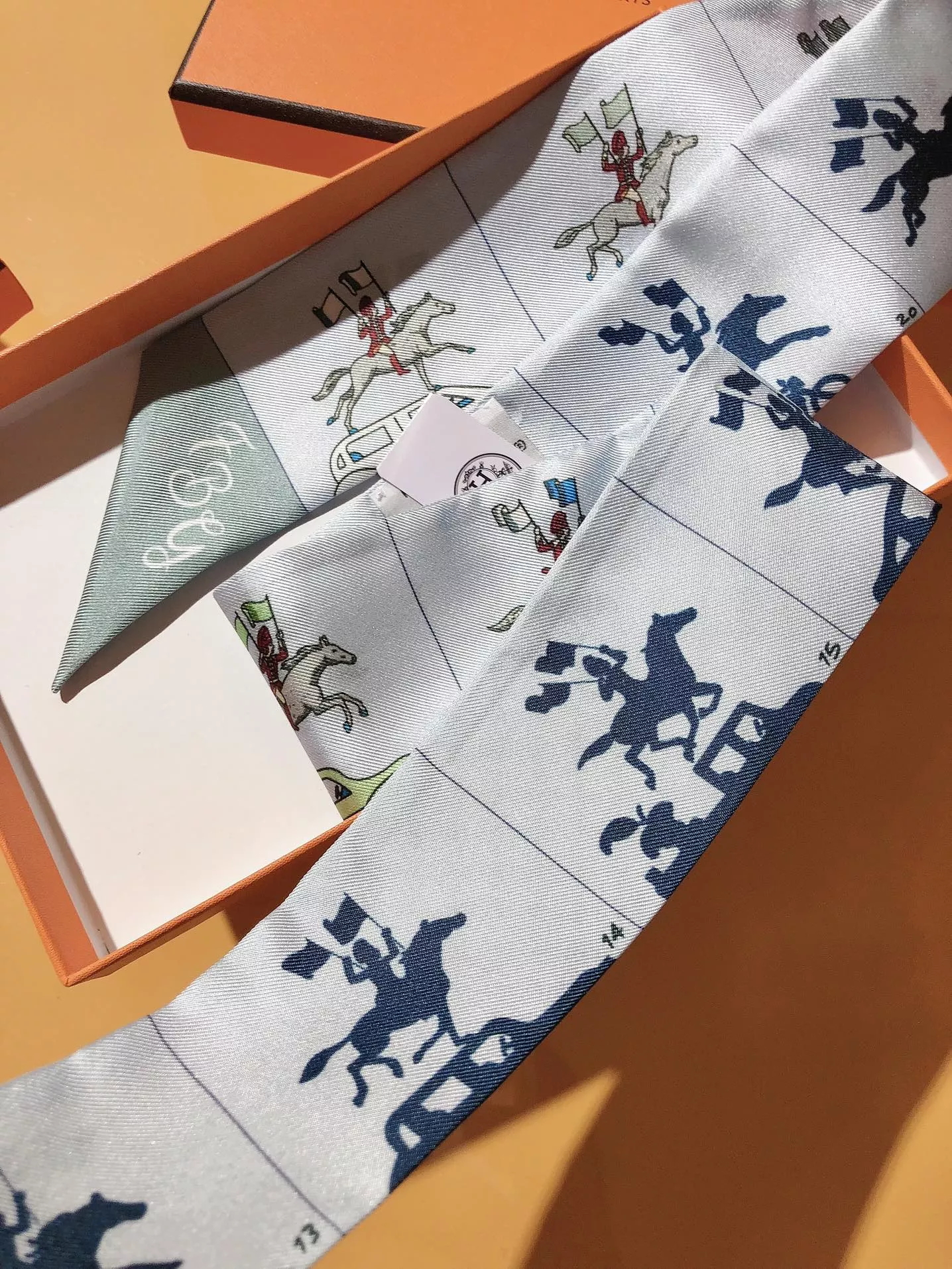 Hermes Silk Scarf AllSeason 7345 - Image 5