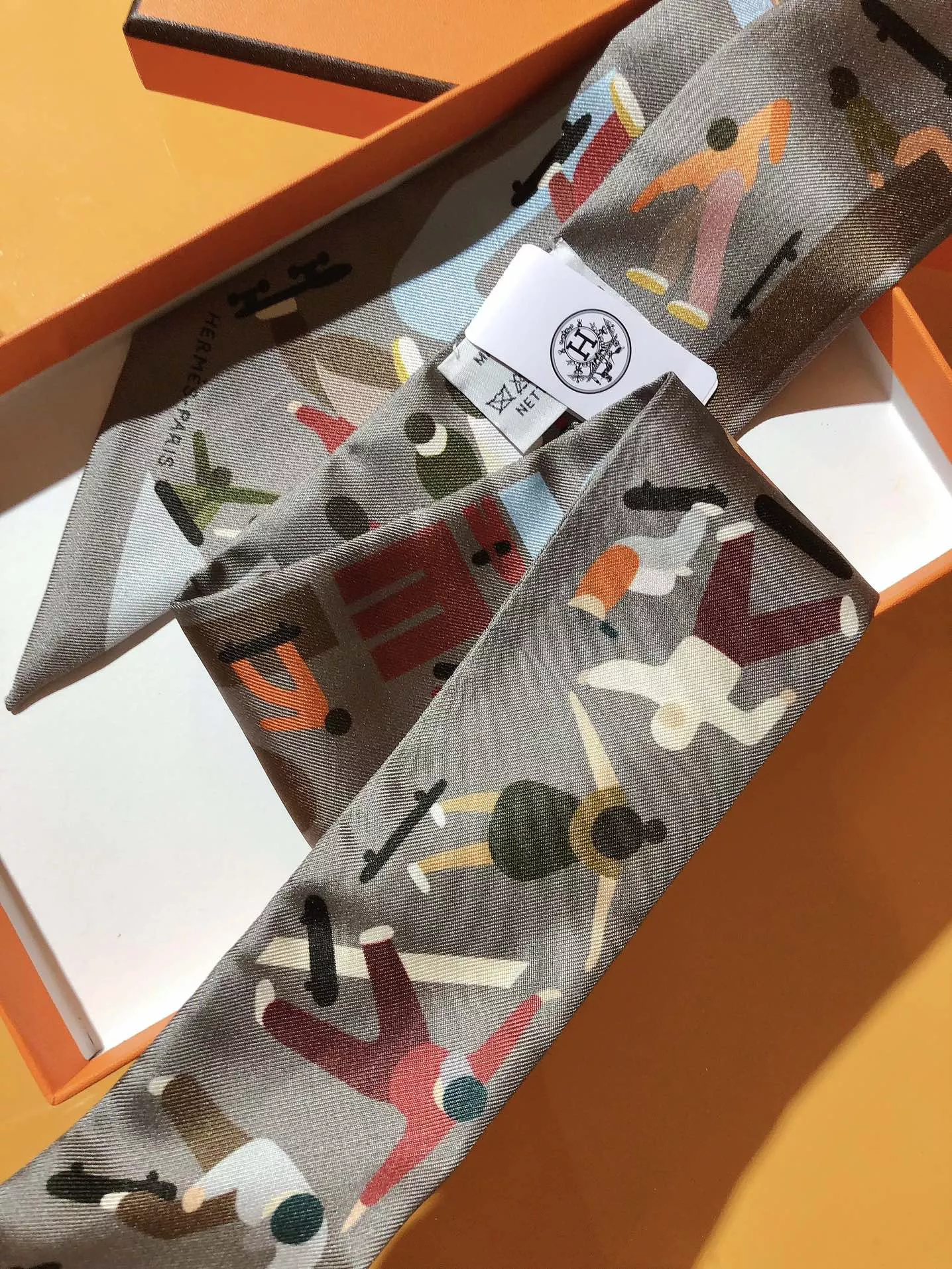 Hermes Silk Scarf Cozy 8363 - Image 5