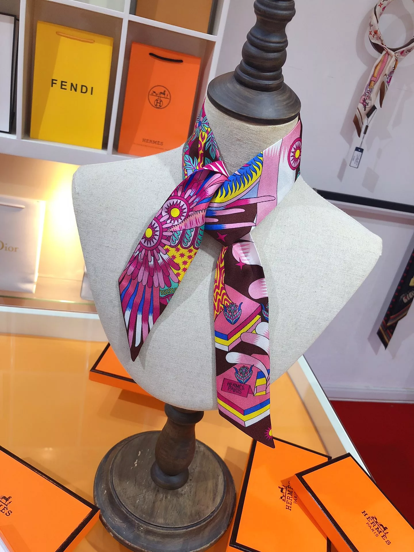 Hermes Silk Scarf Cozy 894 - Image 5