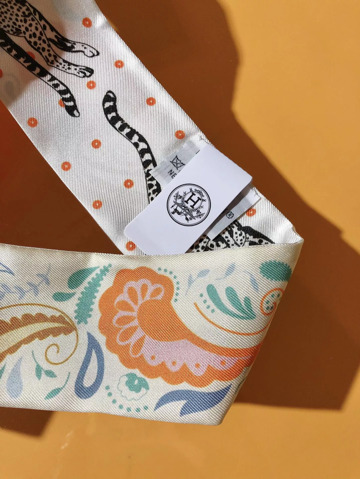 Hermes Silk Scarf Efficient 738 - Image 3