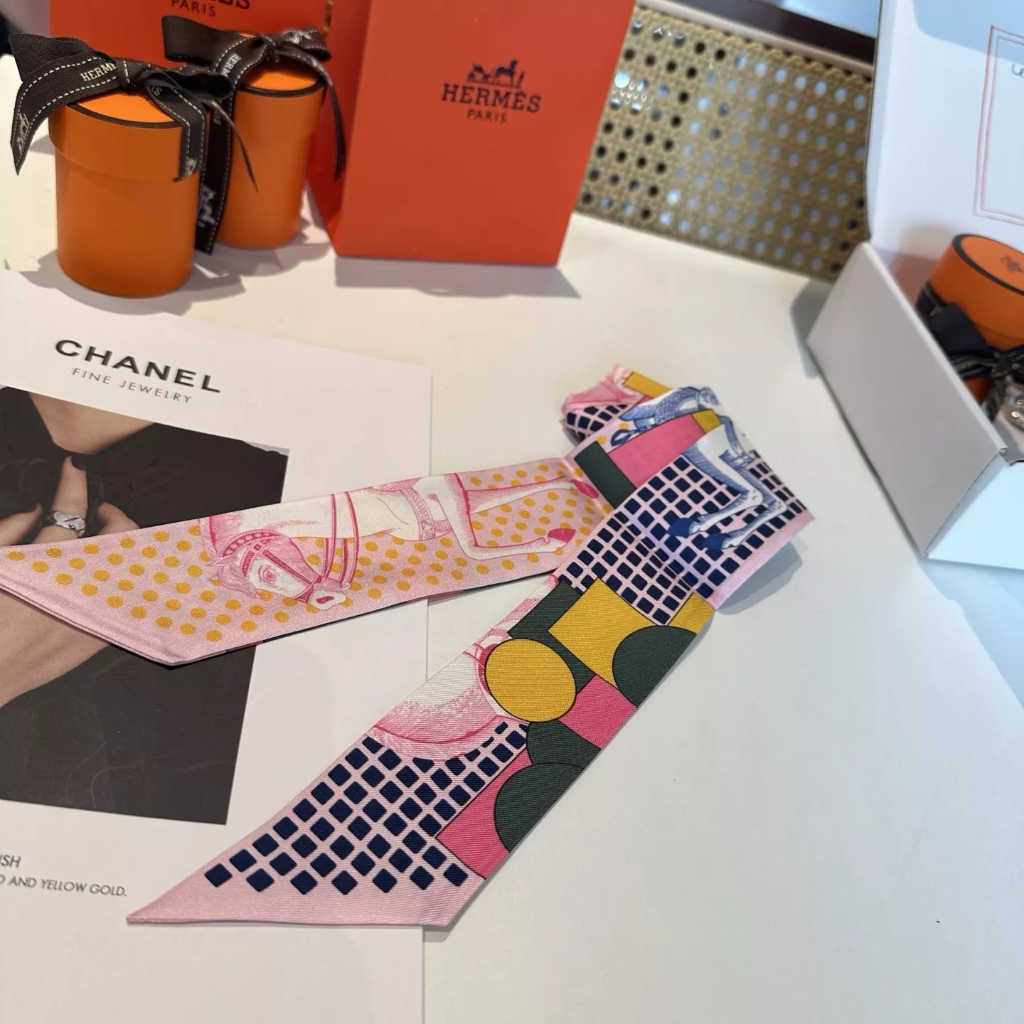 Hermes Silk Scarf GoAnywhere 164