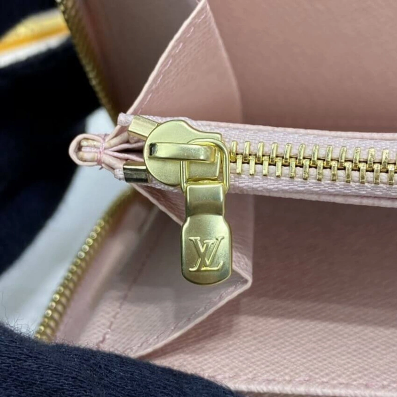 Damier Az Louis Vuitton Damier Azur Zippy Wallet Pink - Image 7