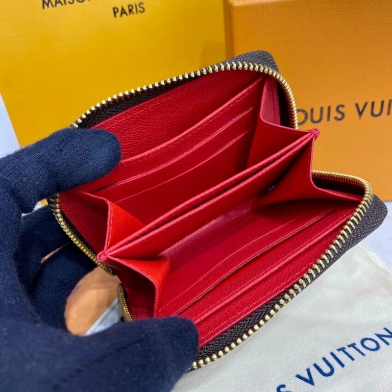 11.0 x 8. Louis Vuitton Damier Ebene Zippy Coin Purse - Image 8