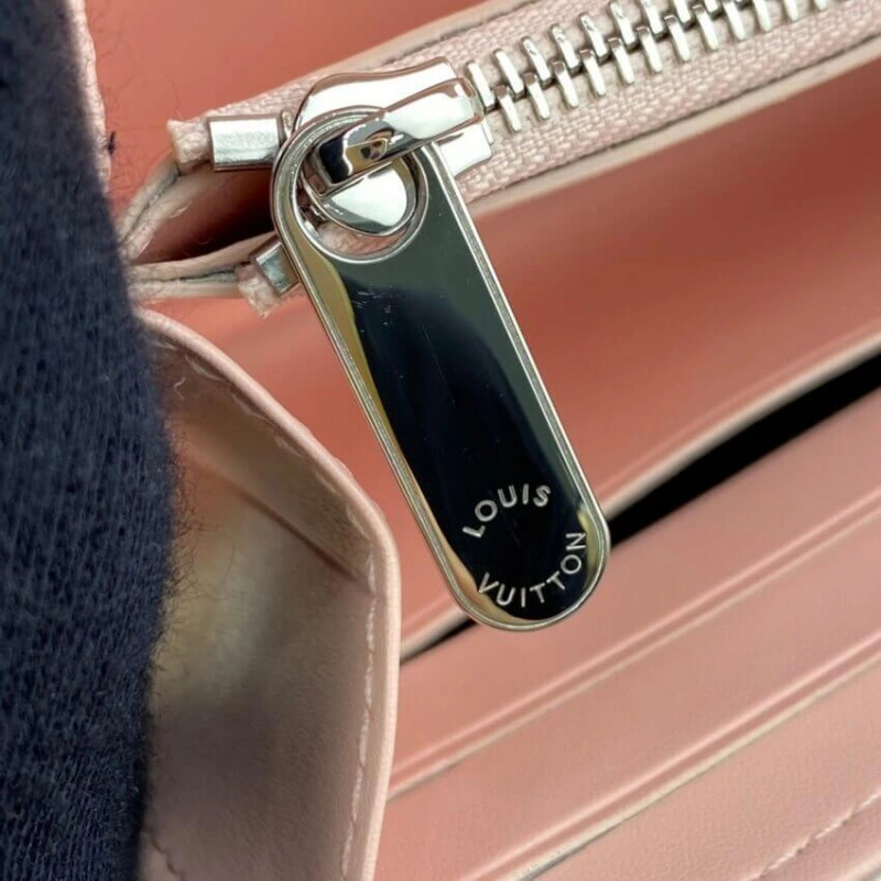 12 card s Louis Vuitton Iris Wallet in Pink Gradient Mahina Perforated Leather - Image 9