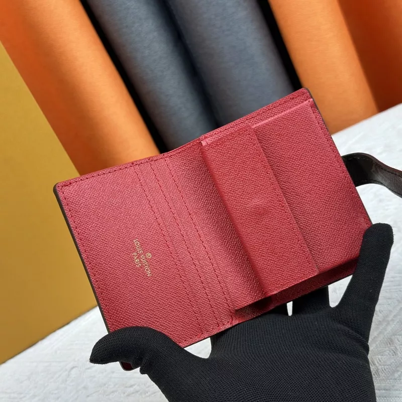 Louis Vuitton LV Card Case In Red DailyWear 1008 - Image 6