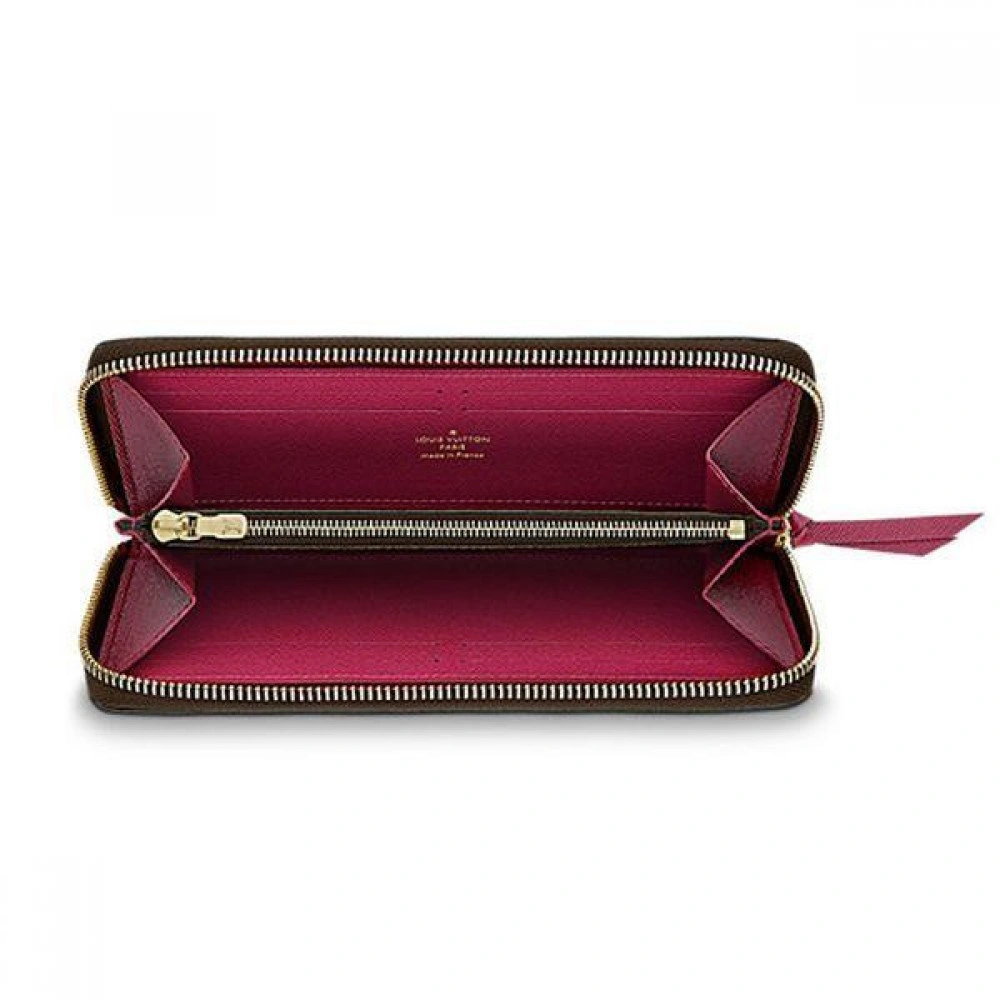Louis Vuitton Monogram Canvas Clemence Wallet M60742 Fuchsia - Image 6
