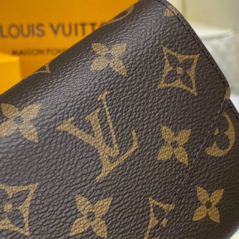 Press stu Louis Vuitton Monogram Cavas Sarah Wallet Fuchsia - Image 5