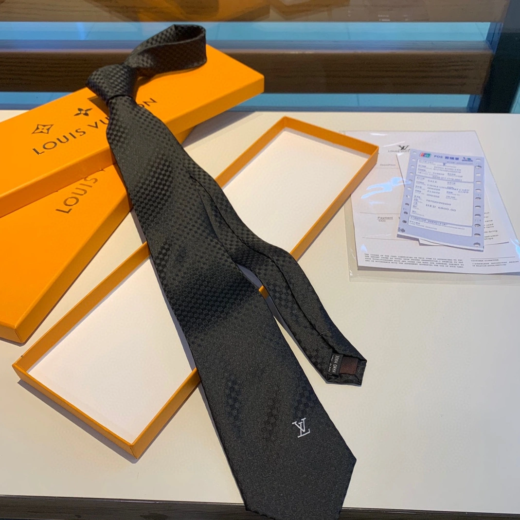 Reliable 7217 Louis Vuitton LV Necktie For Men - Image 7