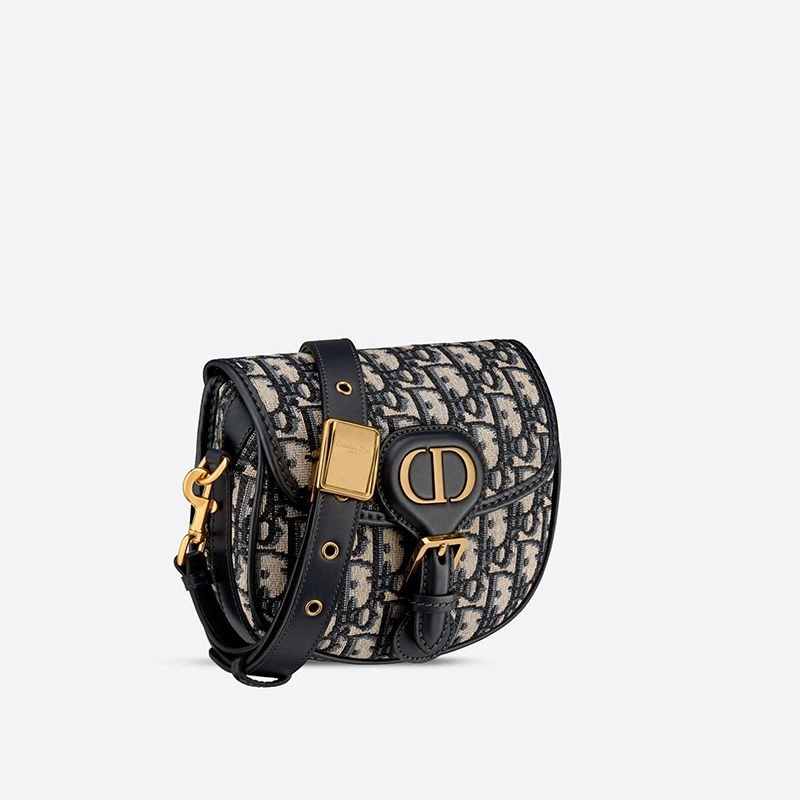 Small Dior Bobby Bag In Oblique Motif Canvas Blue ModernLook 9613 - Image 3