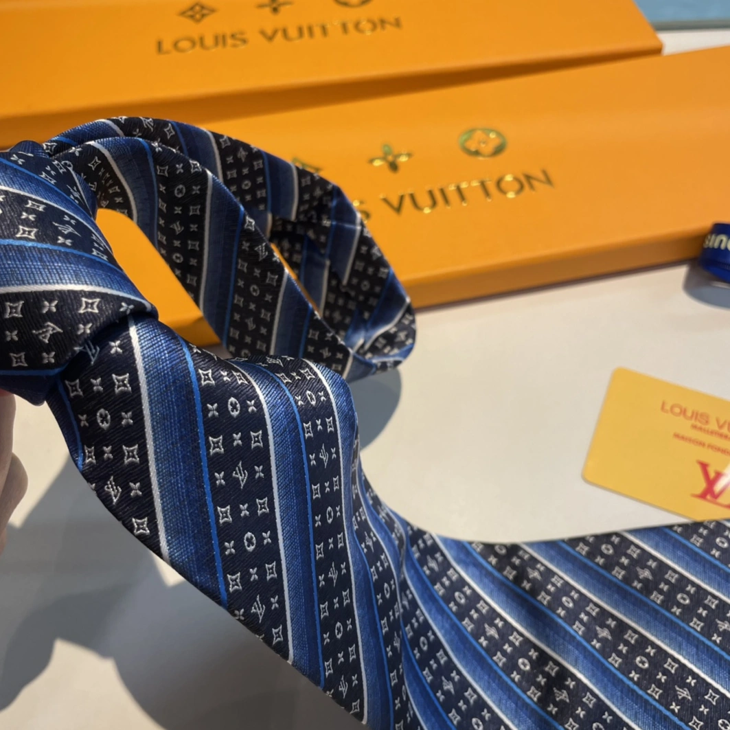 Timeless 573 Louis Vuitton LV Necktie For Men - Image 3