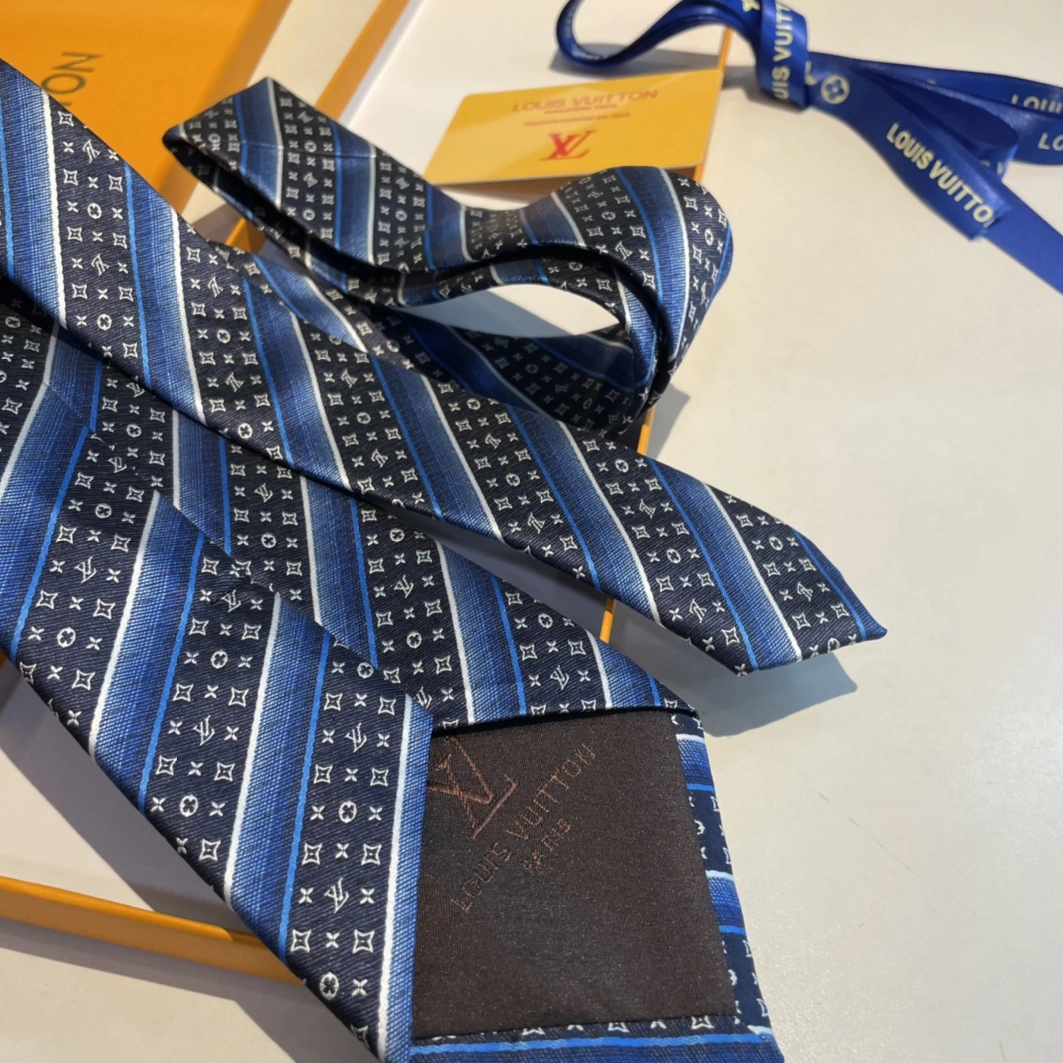Timeless 573 Louis Vuitton LV Necktie For Men - Image 5
