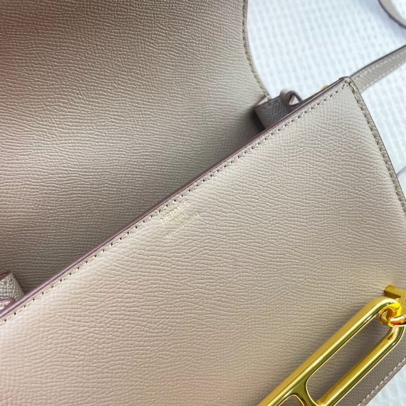 Unique 9036 Hermes AAA Quality Messenger Bags In Gold For Women - Image 5