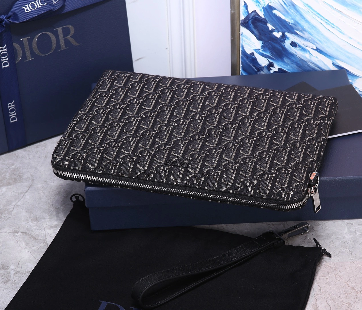 Unique 9117 Christian Dior AAA Man Wallets - Image 4