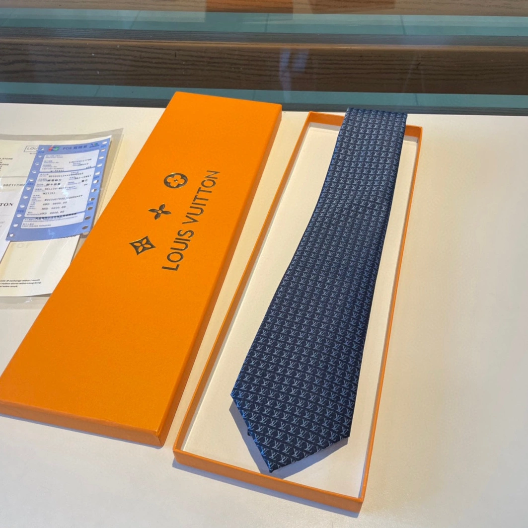 Vibrant 6547 Louis Vuitton LV Necktie For Men