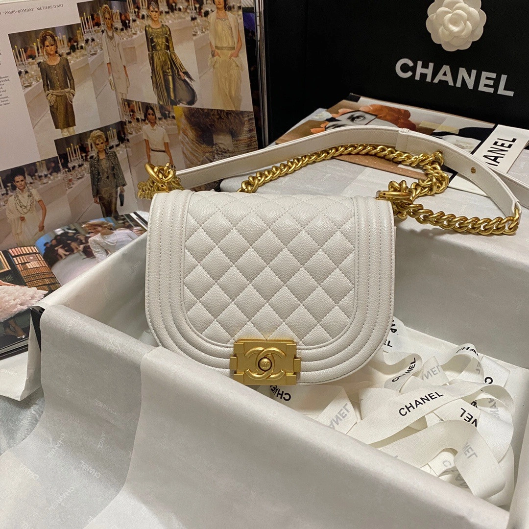 SportInspired CHANEL SMALL BOY MESSENGER BAG 201 - Image 3