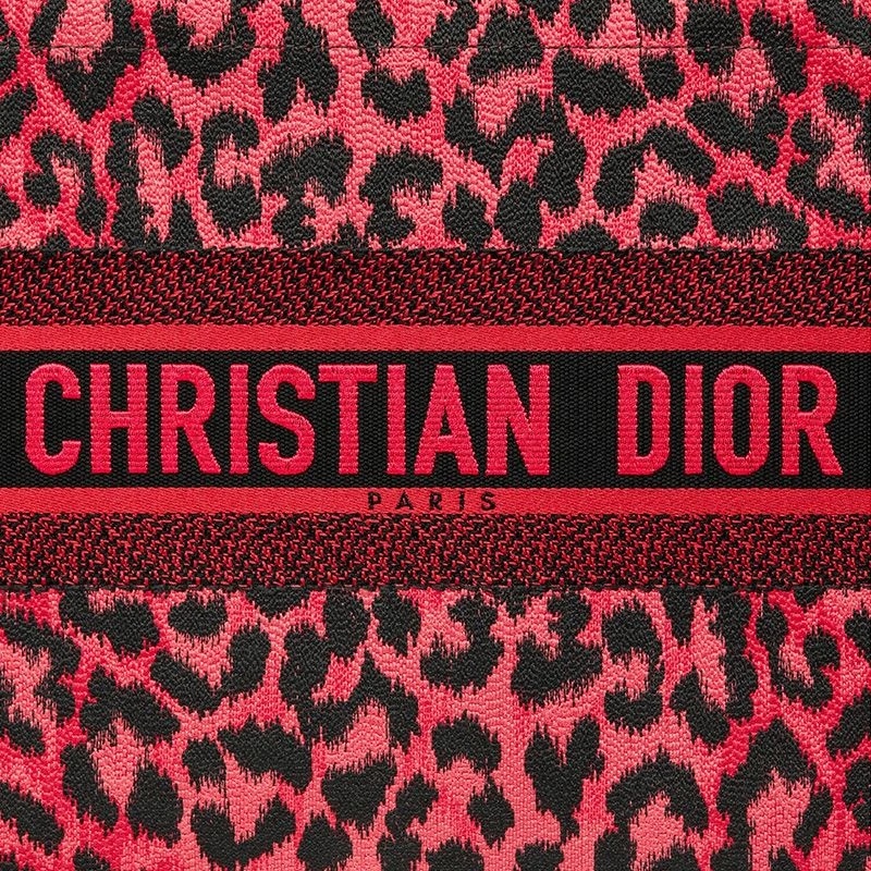 Dior Book Tote Mizza Motif Canvas Red - Image 4