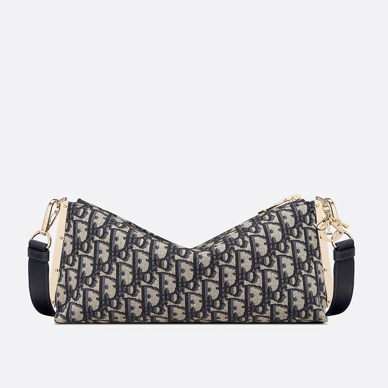 Dior Club Bag Oblique Motif Canvas Blue - Image 3