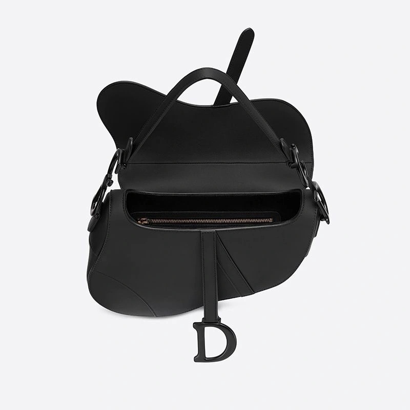 Dior Saddle Bag Ultramatte Calfskin Black - Image 3