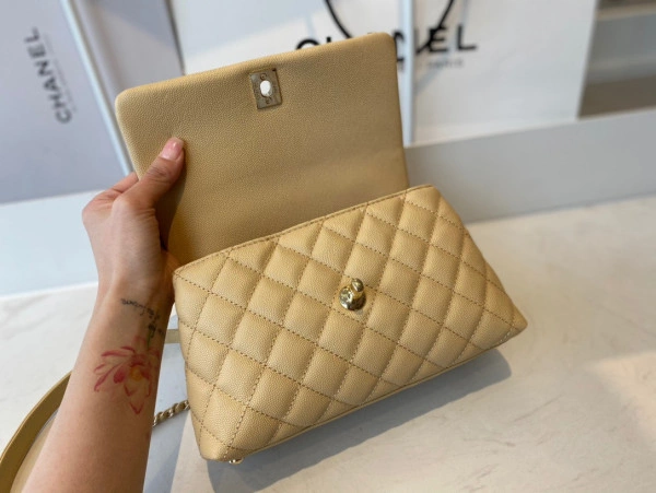 CHANEL FLAP BAG WITH TOP HANDLE Trendy 1036 - Image 6