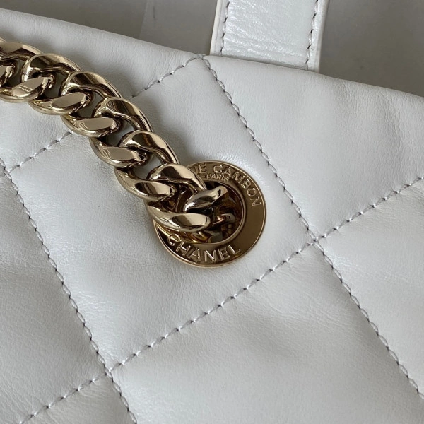 CHANEL Shopping Bag Shiny Lambskin HighQuality 1129 - Image 5