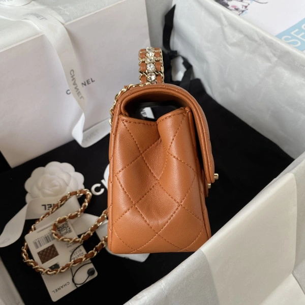 CHANEL FLAP BAG WITH TOP HANDLE-18CM HighQuality 937 - Image 6