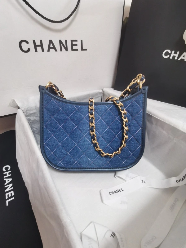 SmartChoice CHANEL HOBO HANDBAG-20*24*6cm 1436 - Image 4