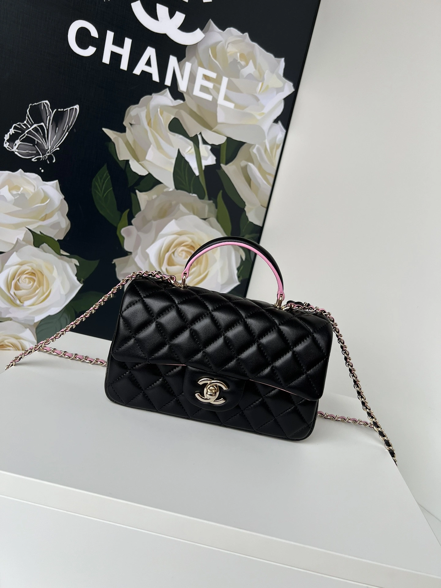 GoodFit CHANEL FLAP BAG WITH TOP HANDLE-20*12*6cm 910