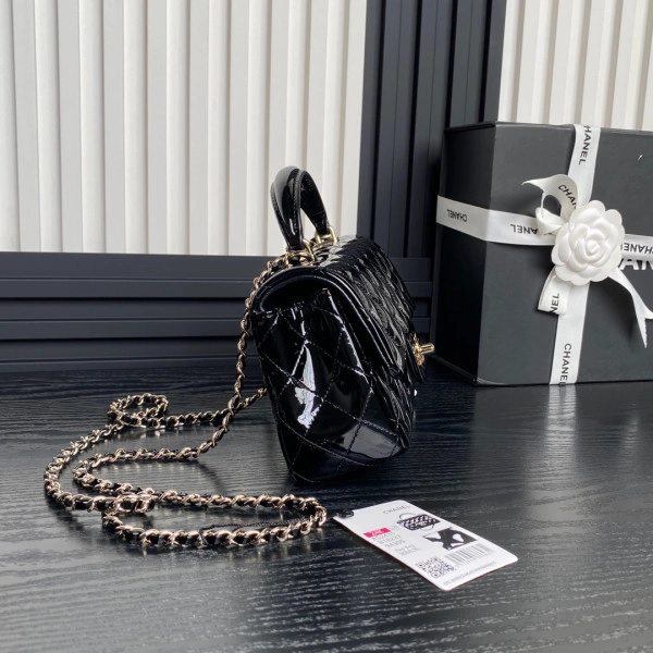 CHANEL Mini CHANELassic Handbag With Top Handle AllSeason 925 - Image 6